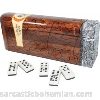 Domino In Cigar Shape Box. Double Nine Set. Professional Size Tiles B00IGH6UHQ